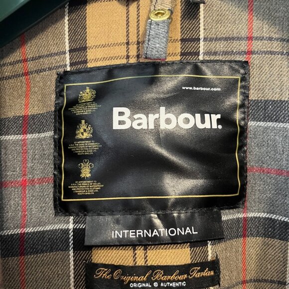 Barbour International Original Waxed Jacket, Black Size 38 - Picture 4 of 8